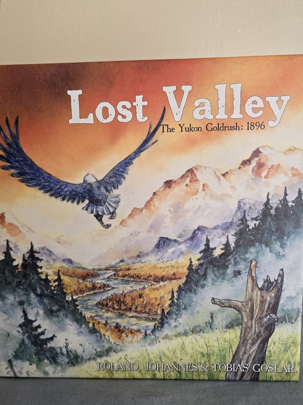 Lost Valley Yukon Goldrush 1896 Board Game Complete Open Box
